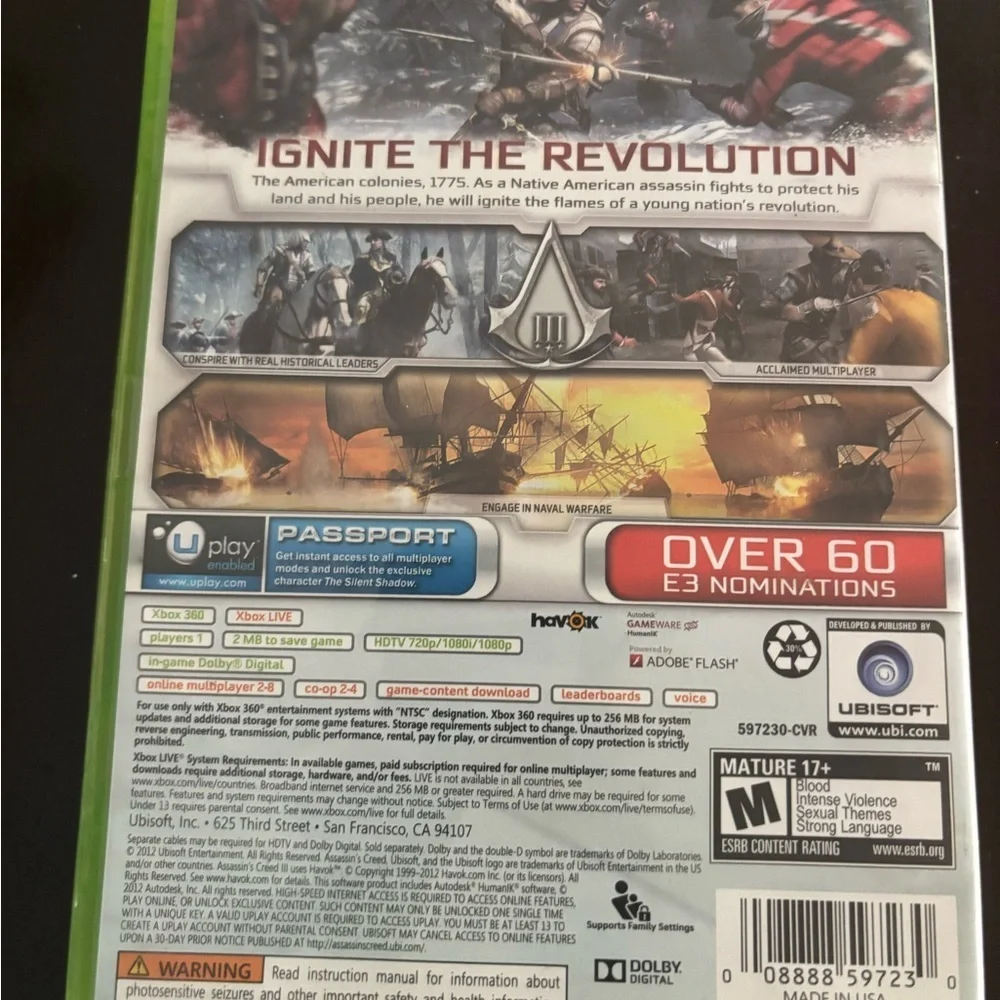 Microsoft Xbox 360 Assassin's Creed III